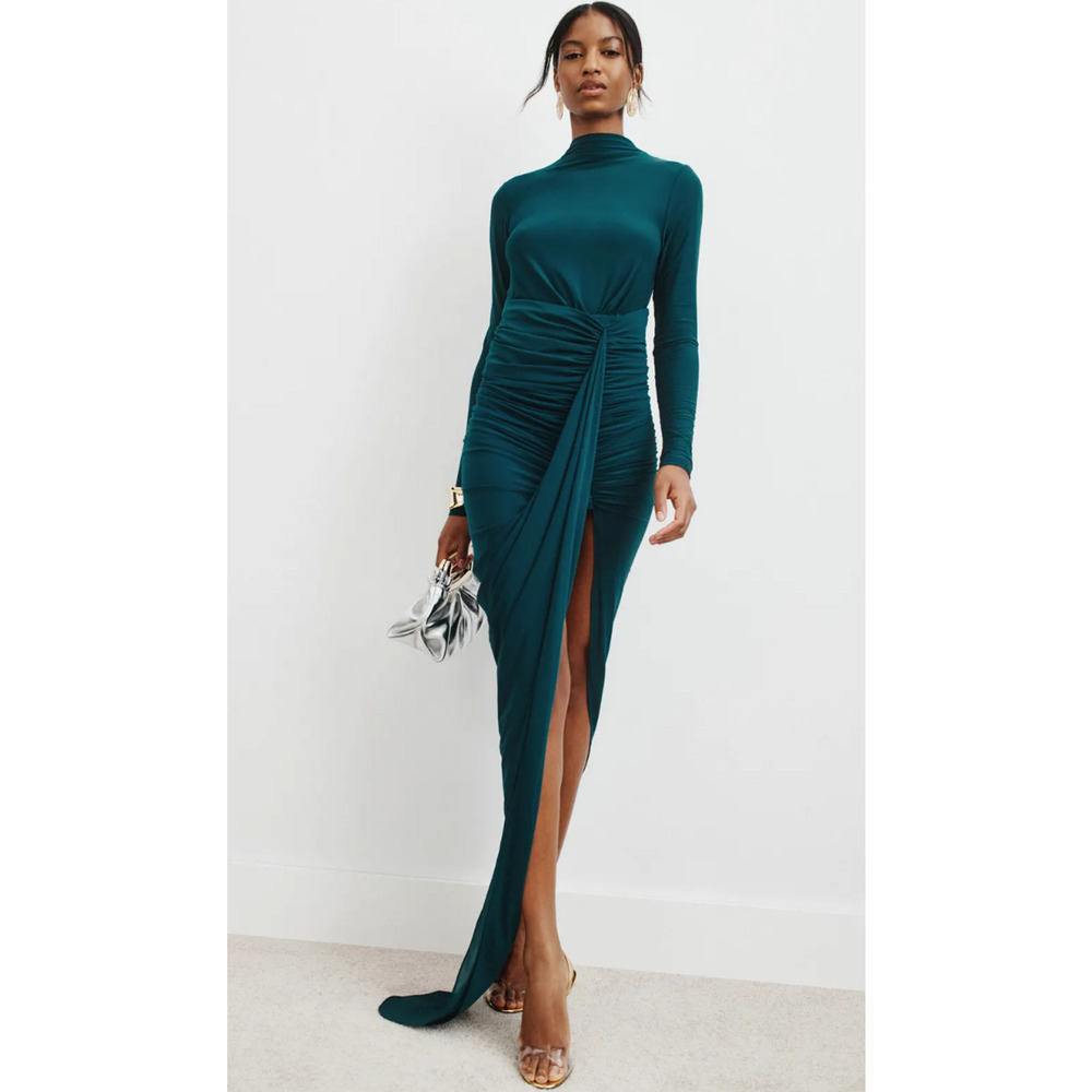 Ronny Kobo Sera Wrap Dress Size L - Picture 1 of 9